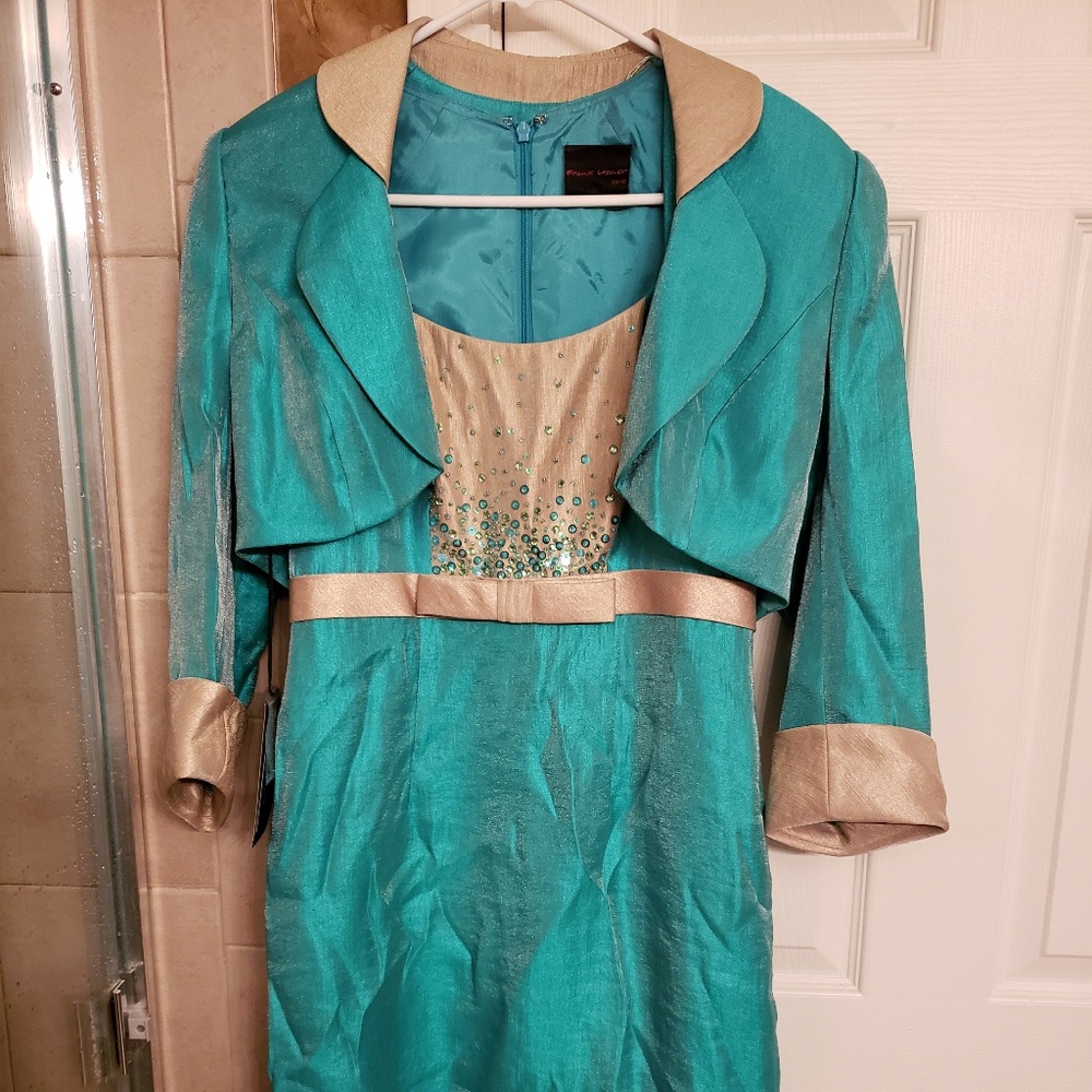 Frank Usher dress and Bolero size 6  brand new
